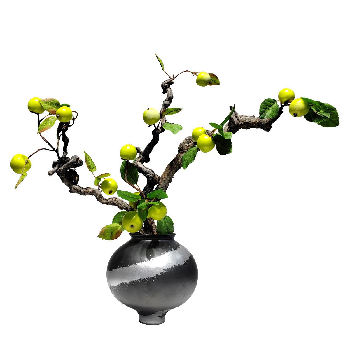 现代轻奢仿真花摆件设计师插花洽谈桌茶几样板间售楼处花束装饰品