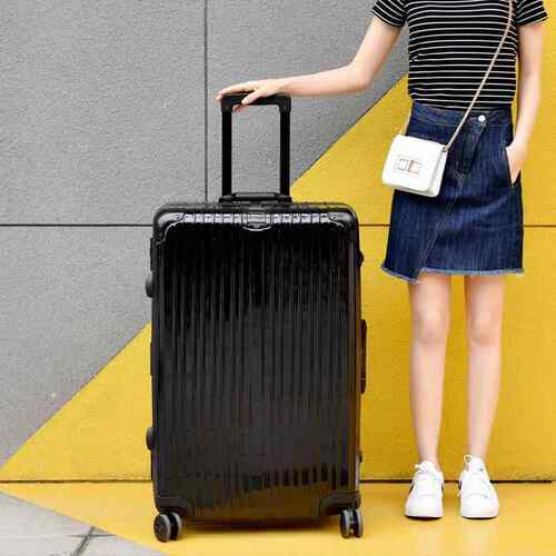 正品明皮星同款拉杆箱万向轮旅行20寸24大s学生男行箱in网红女李