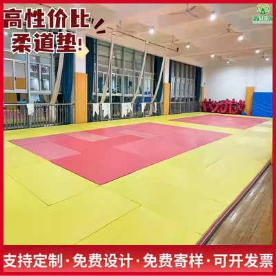 柔道垫专业比赛训练散打跆拳道散打跆拳道盖单摔跤垫柔术垫子