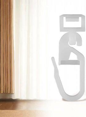 100pack/lot Non-clogging Waterproof Window Curtain Sliders