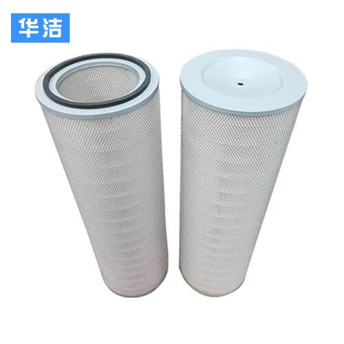 华洁除尘滤芯 防油滤芯空气净化器聚酯纤维除尘滤筒过滤材料厂家