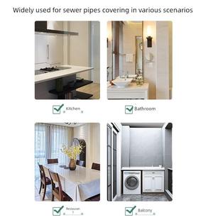 需定制卫生间包下水管道遮挡装 饰护角隔音明管燃气管护板PVC板遮