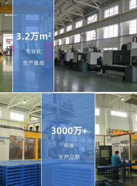 车叉塑料折叠式卡板箱大折叠周箱RFT可堆叠加厚物号流卡板箱厂转