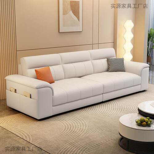 法式奶油风沙发客小用户型家公寓轻奢科现代简约技布艺直排AL1000
