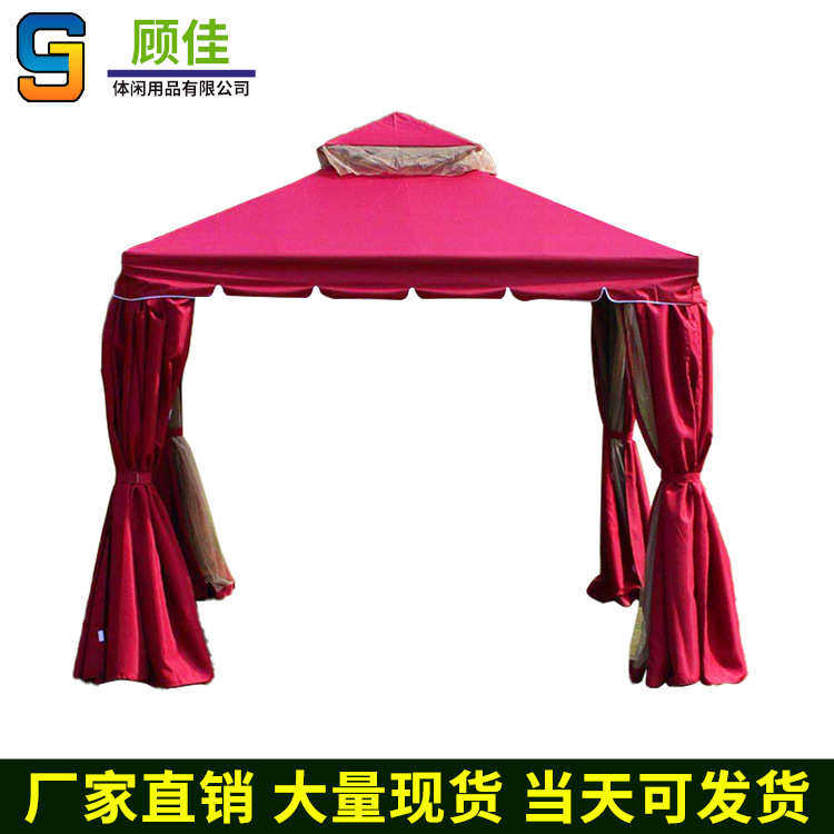 现货婚礼休闲罗马帐篷 户外防雨遮阳花园蓬 四柱亭帐篷 厂家批发