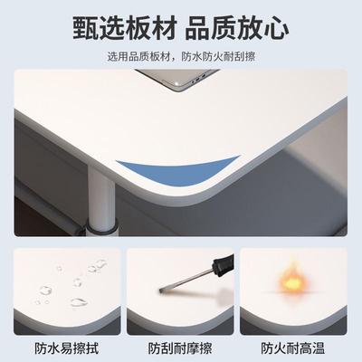 床边桌可移动书桌学生家用床上学习桌升降电脑桌置物架工作台成人