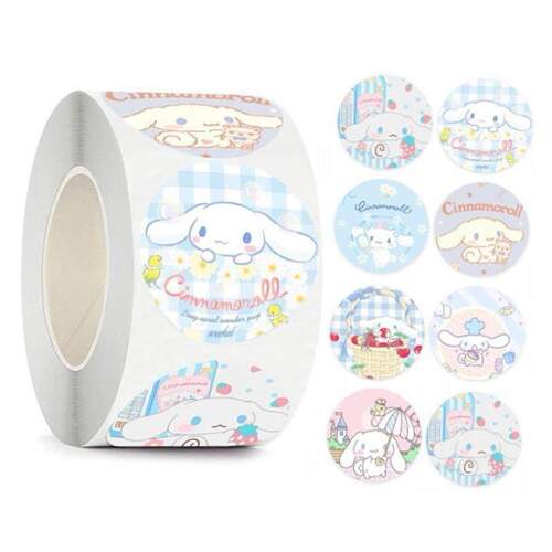 sanrio stickers roll kuromi cinnamoroll sticker boy girl贴纸