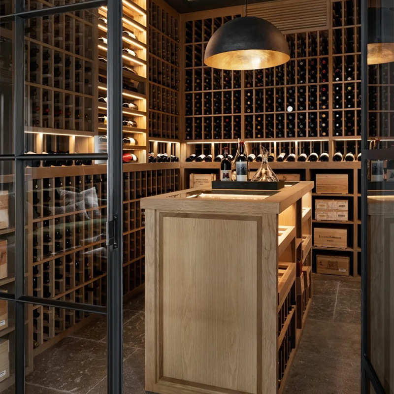 厂家定制酒柜葡萄酒展示柜酒庄展柜红酒展架整店设计靠墙展示架