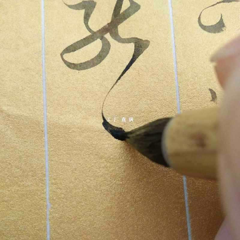 纯狼毫辽尾鸡距笔仿唐古法短锋蒜头雀头抄经蝇头写书谱小楷毛笔