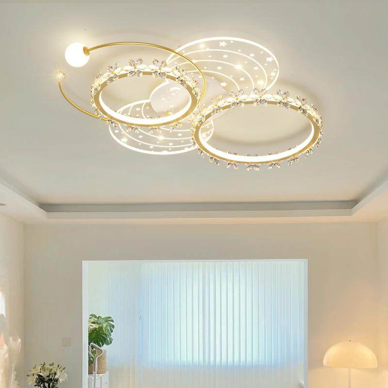 严选奢客厅吸顶灯现代简约智能led卧室灯餐厅灯灯具组合全屋套装