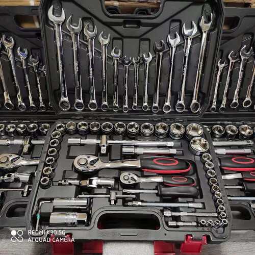 汽修多功能套管套筒套装61件套棘轮72齿修车工具组合通用型