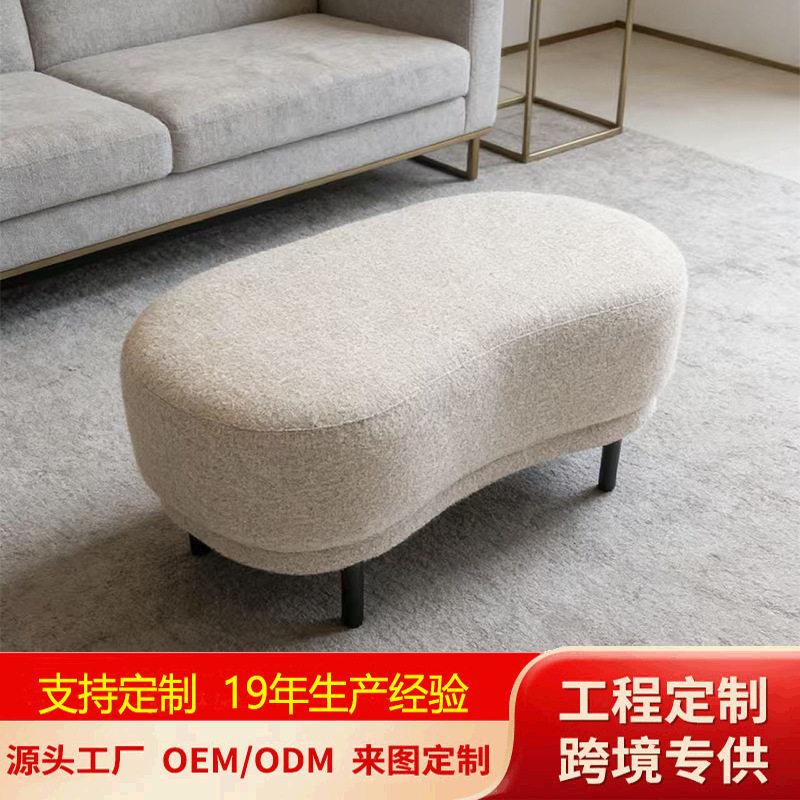 意式卧室床尾凳档布艺长条凳餐厅长凳换鞋凳设计师床尾沙发凳