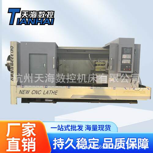 QK1322数控管螺纹车床双卡盘金属车削管螺纹加工车床
