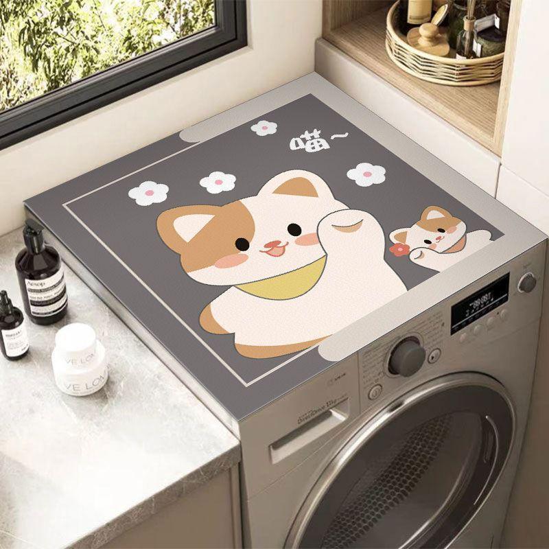 洗衣机微波炉防滑垫卡通床头罩