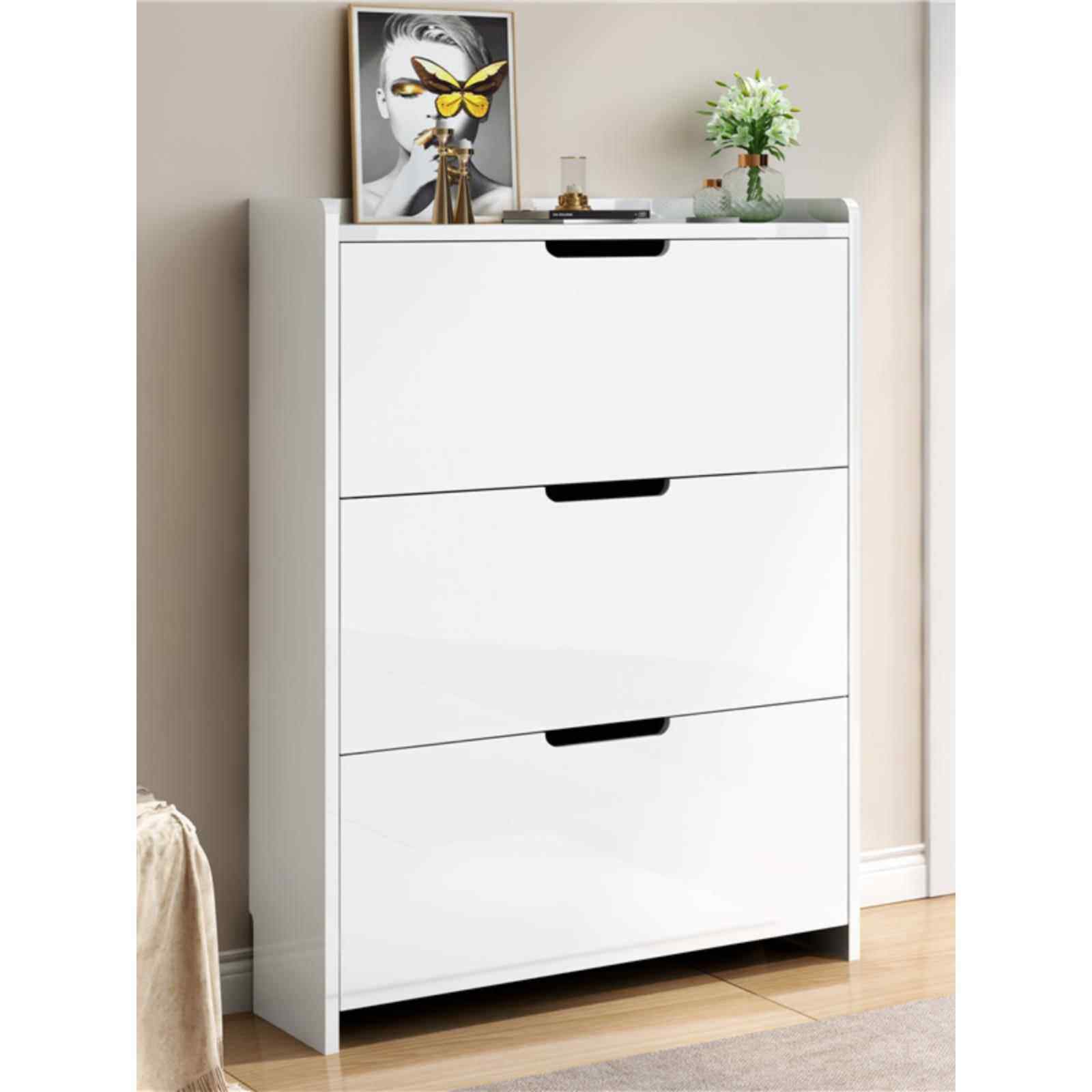 2025新款入门鞋柜门外走廊用带门鞋柜超薄家用门口入户翻斗玄关柜,住宅家具,鞋柜,淘宝优惠券,粉丝福利购,淘宝优惠卷