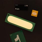 LED灯充电款 卧室起夜定时充电款 免安装 黑白客长条人体感应夜灯