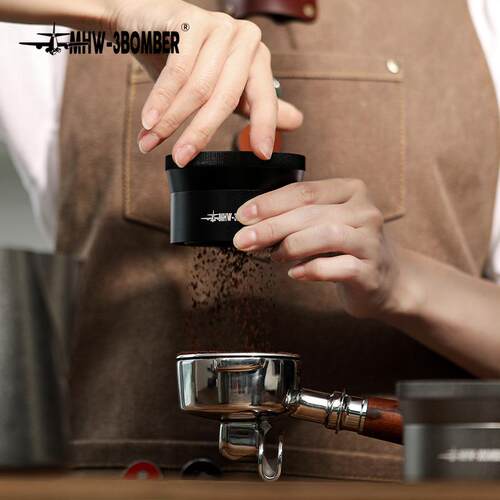 mhw-3bomber轰炸机咖啡整粉器UV-1 接粉杯 布粉落粉器 均匀打散粉
