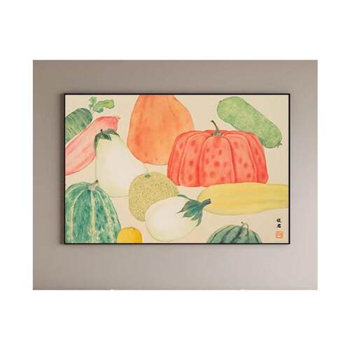 法式简约餐厅画北欧简约横版装饰画客厅玄关走廊横版挂画