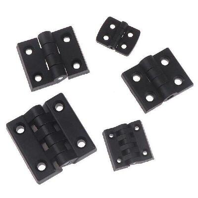 1PCS Small Hinges Black Mini Plastic Door Bearing Butt