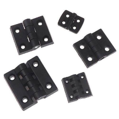1PCS Small Hinges Black Mini Plastic Door Bearing Butt