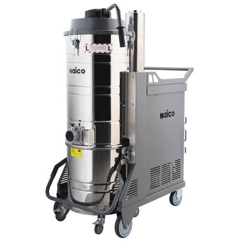 NT90三相电工业吸尘器干湿两用手推移动式灰色大功率工业吸尘机器