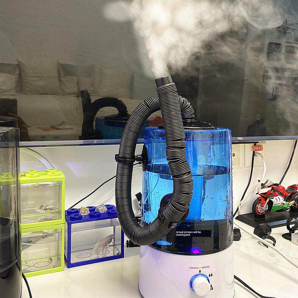 带喷雾管爬宠加湿器超声波雾化器动植物加湿培育混泥土培育箱大雾