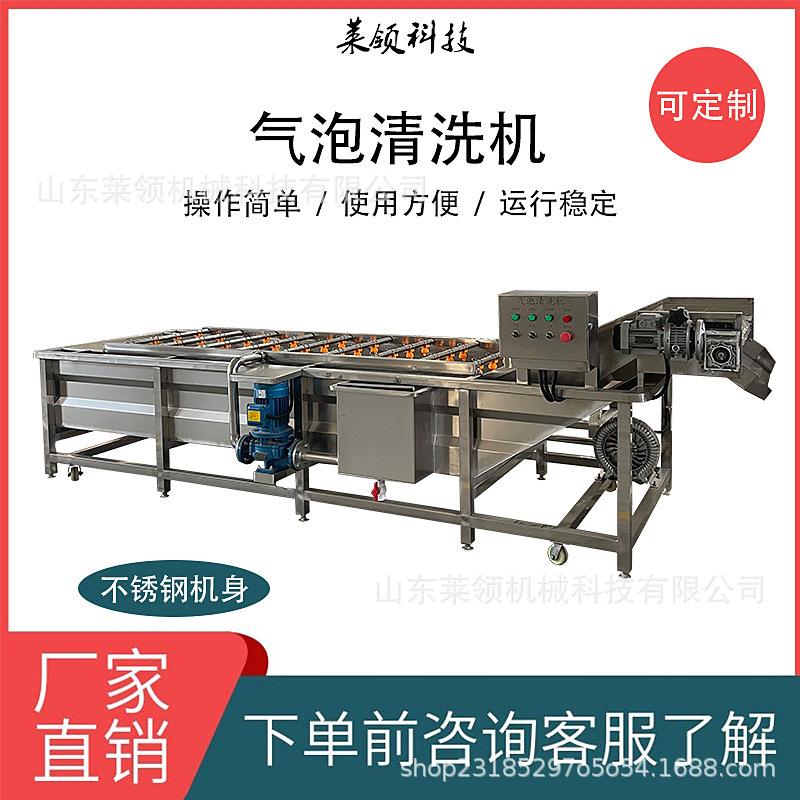 学校工厂配餐洗菜机青菜花全自动气泡清洗机循环水式果蔬冲洗机器