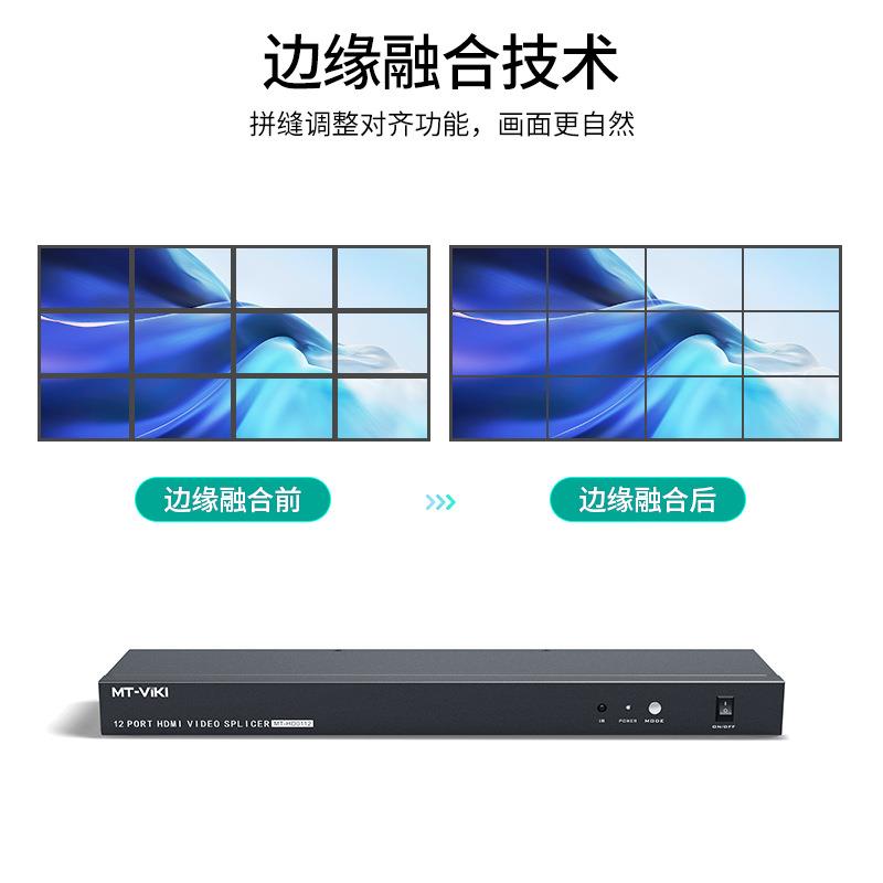I迈拓维矩MMT-vik609i12画面HDM拼接器多屏宝控制器T-D011H2