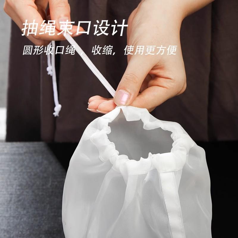 菜馅挤水袋超细沥水袋大号家用挤馅袋豆浆过滤网食品漏斗筛挤水器