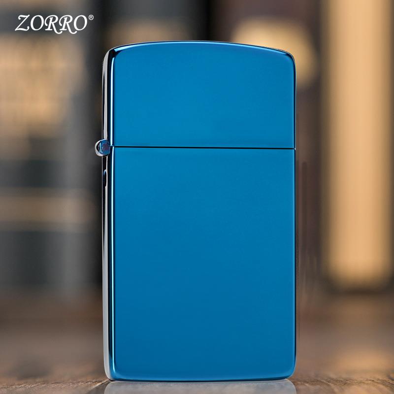 正品佐罗610油尚打火机性超薄老式砂轮火机男个时创意私人订煤制