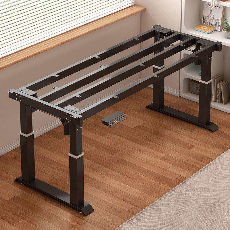 电动升降桌架家用办公桌腿双电机四横梁茶几书桌支架电脑桌子