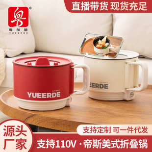 迷你小型电煮锅宿舍家用高颜值泡面锅礼品 厂家直供帝斯折叠锅爆款