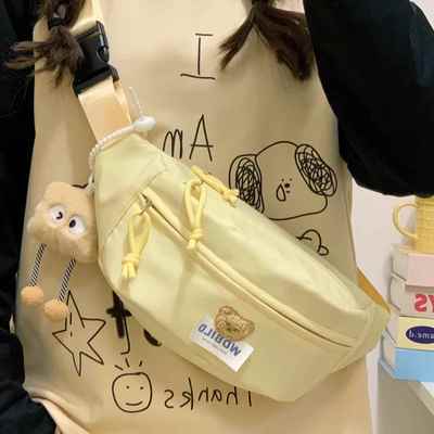 儿童斜挎包女孩女童胸包2025新款潮女生包包外出背包运动小挎包女