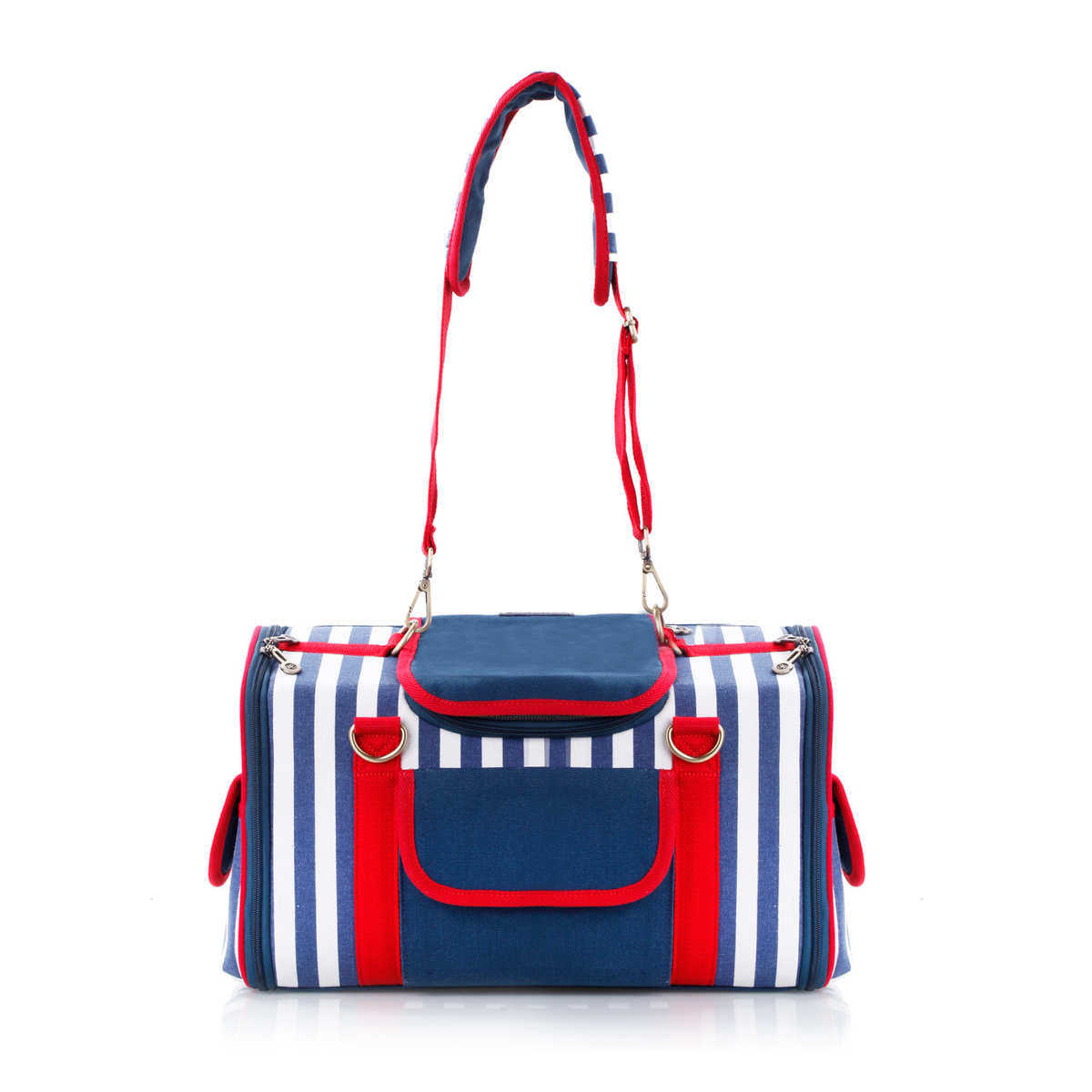 新款双肩宠物包狗狗帆布宠物袋宠物外出便携式包猫包狗包可斜挎袋