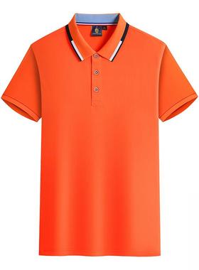 高档做工作服制印og定o工装短袖夏天夏季厂服订制订T恤l广告衫工