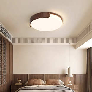 2025新款 中古奶油风客厅灯护眼云朵吸顶灯侘寂风卧室中山灯具全屋