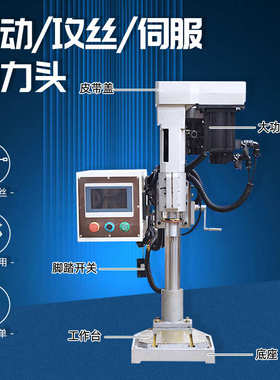 自动多孔钻床固定式多孔钻群钻机双伺服钻攻一体攻牙机钻孔动力头