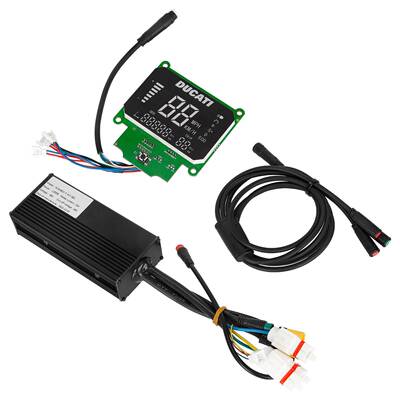 DUCATI48V1200W双刹仪表MW21控制器XT90头/品字头7芯延长通讯线