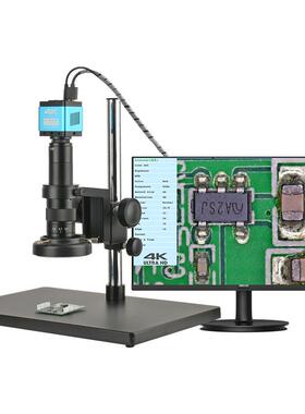 18X-138X电子显微镜 4K高清相机可连接电脑 连续变倍镜头