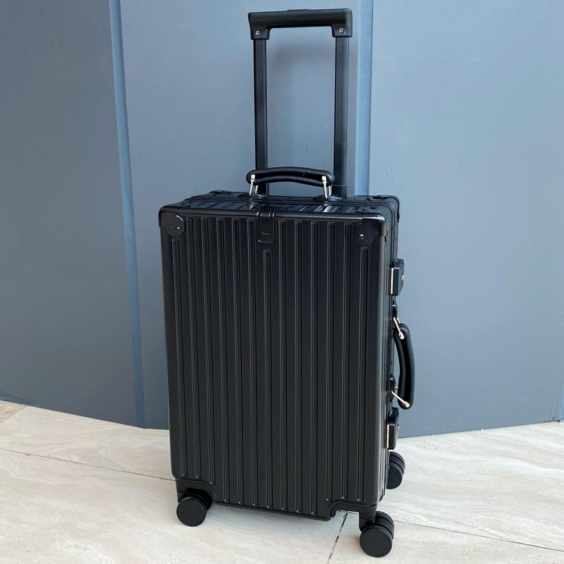 正品仕金登复古行李箱铝箱框PC杆箱女24寸26旅行箱拉男20寸密码登