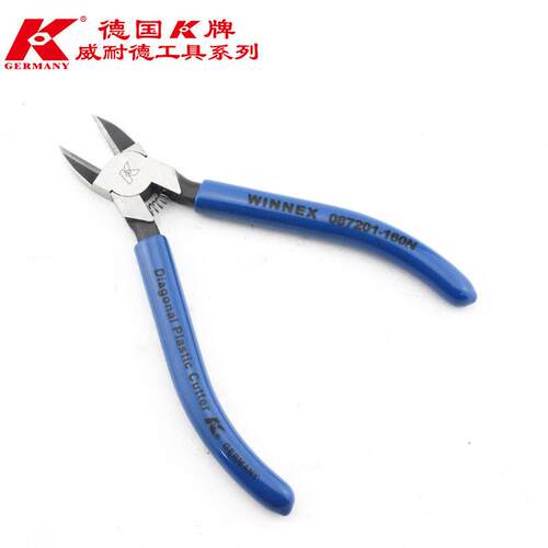 K牌原装进口水口钳 6寸电子电工斜口钳 高品质工具钢制