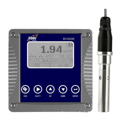 博取仪器在线工业电导率盐度计EC高精度盐度分析仪传感器电极电厂