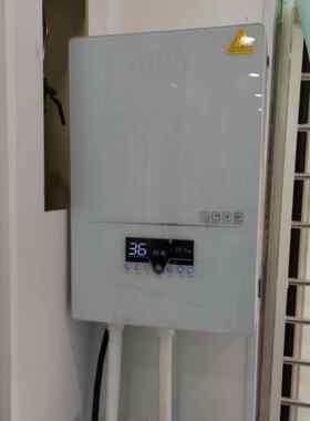 24KW壁挂式电锅炉水流传感器控制可直供热水可循环热水可采暖