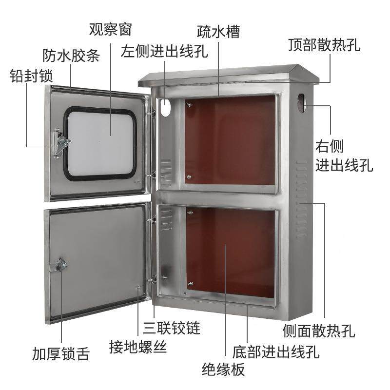 配光伏并网箱电厂家直销不锈钢户外太阳能汇并流网箱配电柜并光伏