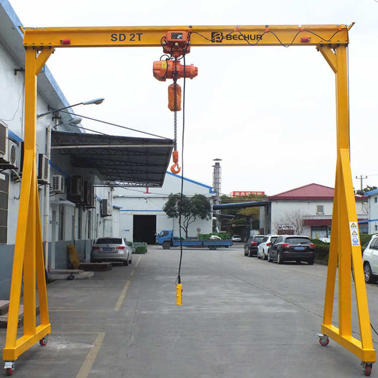 简易龙门架 手推移动轻型龙门架1吨起重龙门架搬运