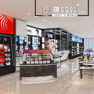 合源展柜整店设计可加印LOGO经营部展示台多层烤漆灯带产品陈列柜