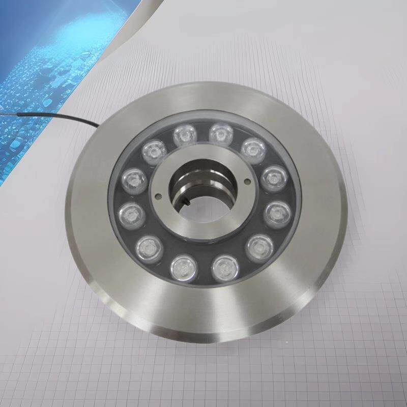 全不锈钢喷泉灯LED水底灯304喷泉灯6W广场水池喷泉灯亮化水下灯