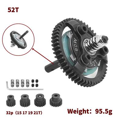 TRAXXAS SLASH 2WD 波箱齿轮0.8模套装=50T+52T+54T+56T+58T+60T