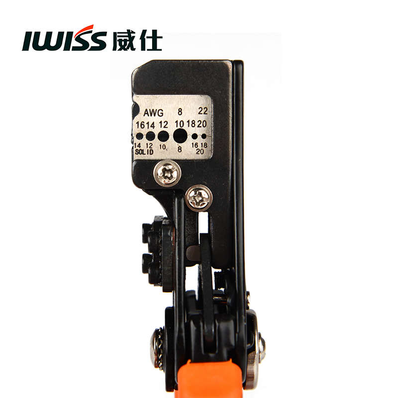 威仕工具全自动剥线钳 电缆剥皮器拨线钳IWS0822剥剪一体钳剥皮钳