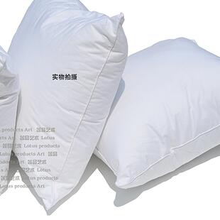 抱枕芯不塌陷不变形沙发床头靠枕内胆靠垫磨毛白布羽丝填充棉软包